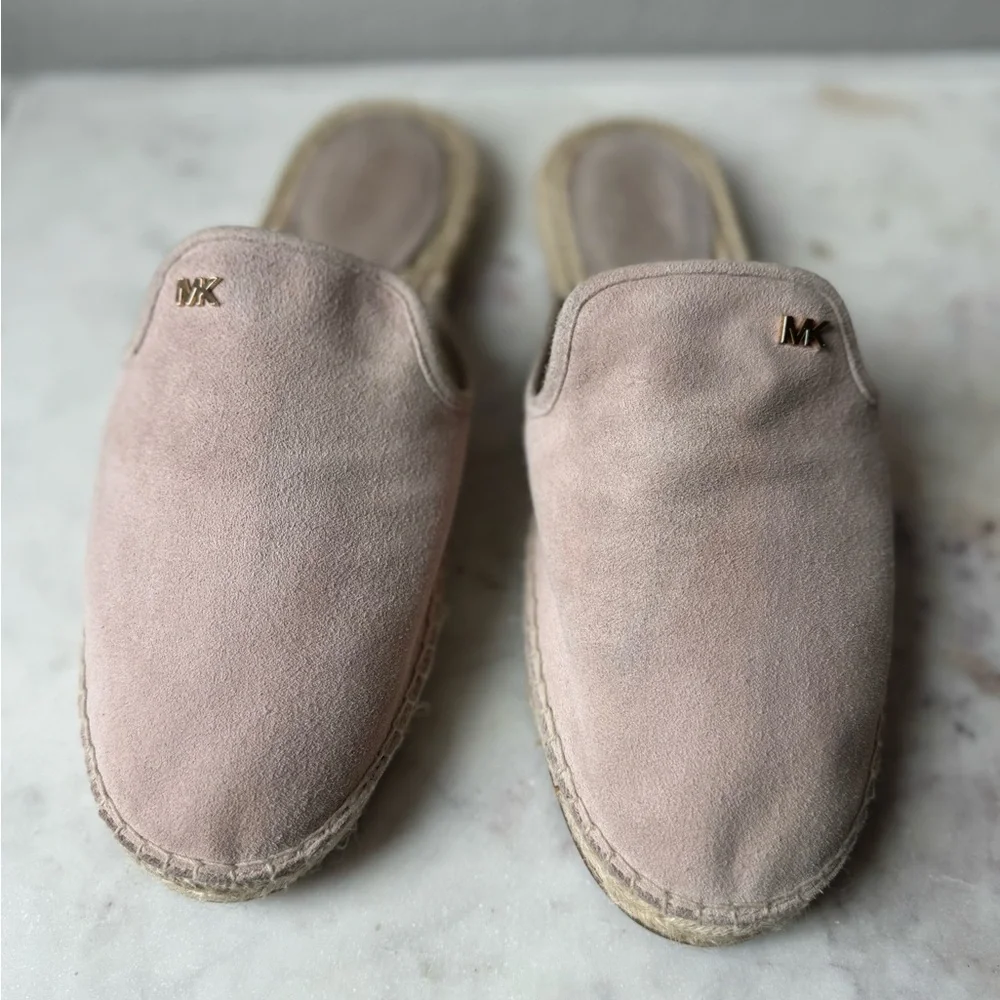 Michael Kors Women’s Suede‎ Espadrille Slipper Color Pink Size 8.5